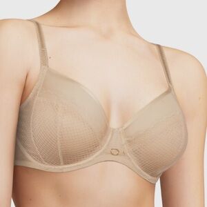 CHANTELLE Parisian Allure Unlined Plunge Bra Size 30DDDD